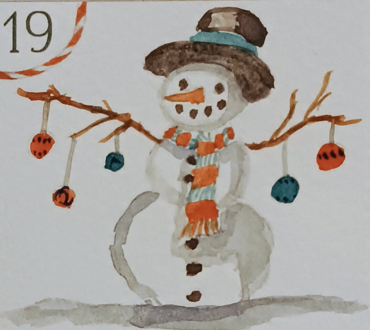 Day 19: Snowman 

De Winton Watercolour Advent Calendar

@dewintonpaperco
#dewintonpaperco #dewintonadvent
#watercolours
#painting #art #artmakesmehappy #watercolors #watercolourpainting #advent #adventcalendar #christmas #festive  #snowman #day19