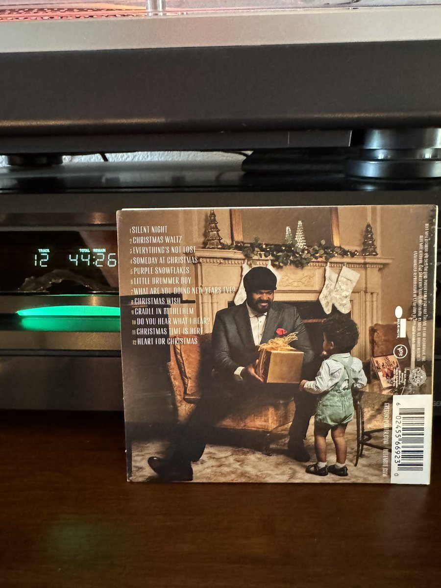 desert_hiker8's tweet photo. Gregory Porter- Christmas Wish
2023
Picked up a new Christmas album this season to add to the holiday music collection.
This is excellent, give it a try.
#nowplaying #compactdisccollection #compactdisc #cdplayer #compactdisccollector #christmasmusic #gregoryporter https://t.co/ISqBbYocY3