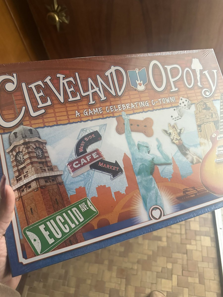 How many other cities can say they have a monopoly board 😊 #cleveland
