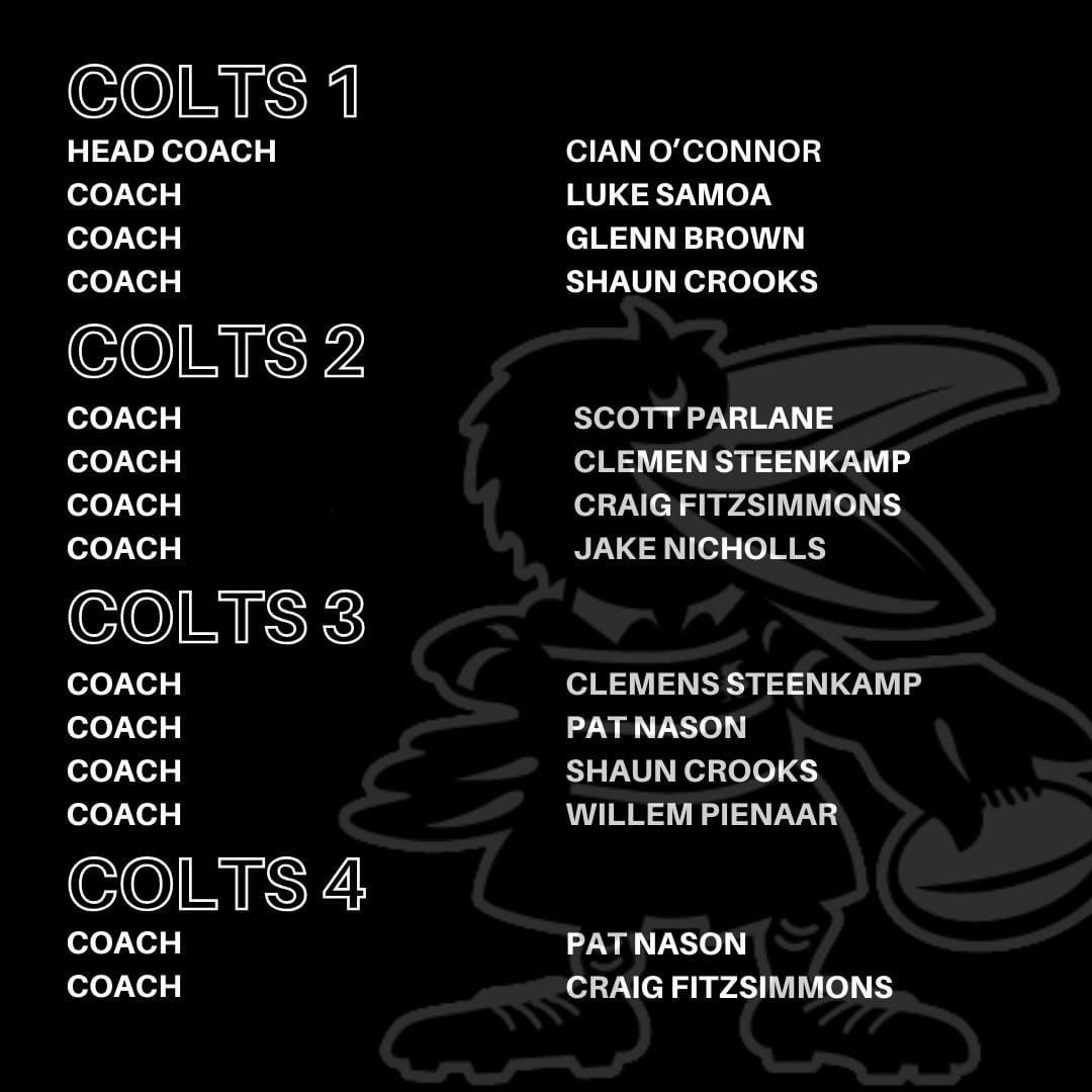 Your coaches for the 2024 season. Get ready for an exciting year for the Magpies in 2024! ⚫⚪