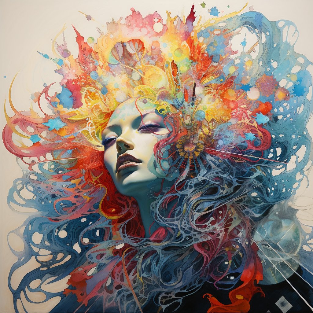 FlakeArtDAO's tweet photo. “As a woman I have no country. As a woman my country is the whole world.” - Virginia Woolf  #AIartists #NFTCommunity https://t.co/gVREZNSkPj