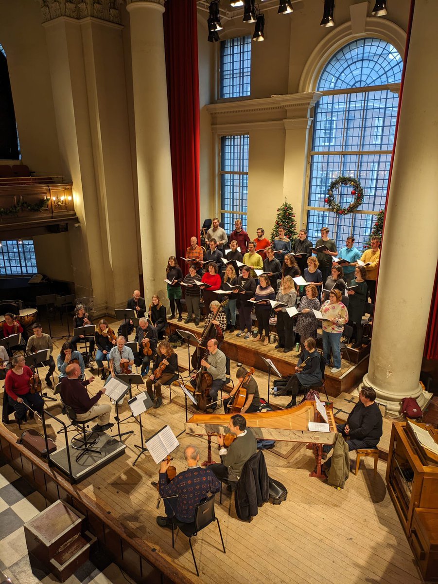 Polyphony_UK's tweet photo. We can’t wait for our annual performance of Handel’s Messiah tonight with @theoae @StJohnsSmithSq - the perfect start to Christmas 🎶🎄 https://t.co/lwxfdpbvkr