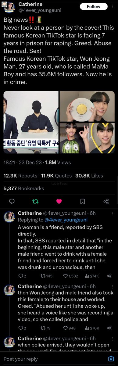 tubirfess's tweet photo. 2beer! Guys ada yang udah liat ini? Sumpah ga nyangka banget selebtok yang suka teriak mama ternyata kena kasus. Jijik banget liatnya 🤮🤮🤮🤢🤢 moga di indo kena cancel deh, tandain jangan sampe dimaafin https://t.co/2LV7rK2dS0