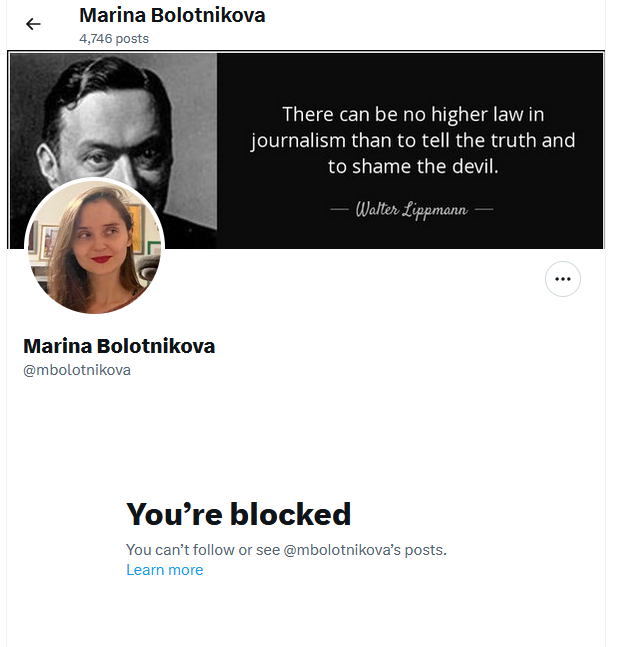 WoolsackUK's tweet photo. So it seems @mbolotnikova whom Monbiot describes as writing a 'brave' article is scared of one little knitter
When queried on her statement that wool sheds microplastics, she initially linked to this fine article https://t.co/TFHgykAZEp then hid her reply & blocked me
#NotBrave https://t.co/EECOGaWzo5