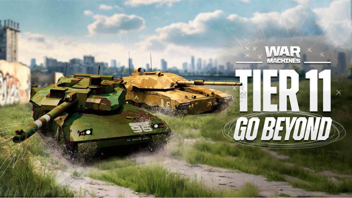 PlayWarMachines's tweet photo. Hey Commanders,

Our latest developer blog is available! 💥

👉 Click here to read everything about the Tier 11 creation process and more: https://t.co/XvZ6htr36Y

#PlayWarMachines #Tier11 https://t.co/sCGKJmdn3L
