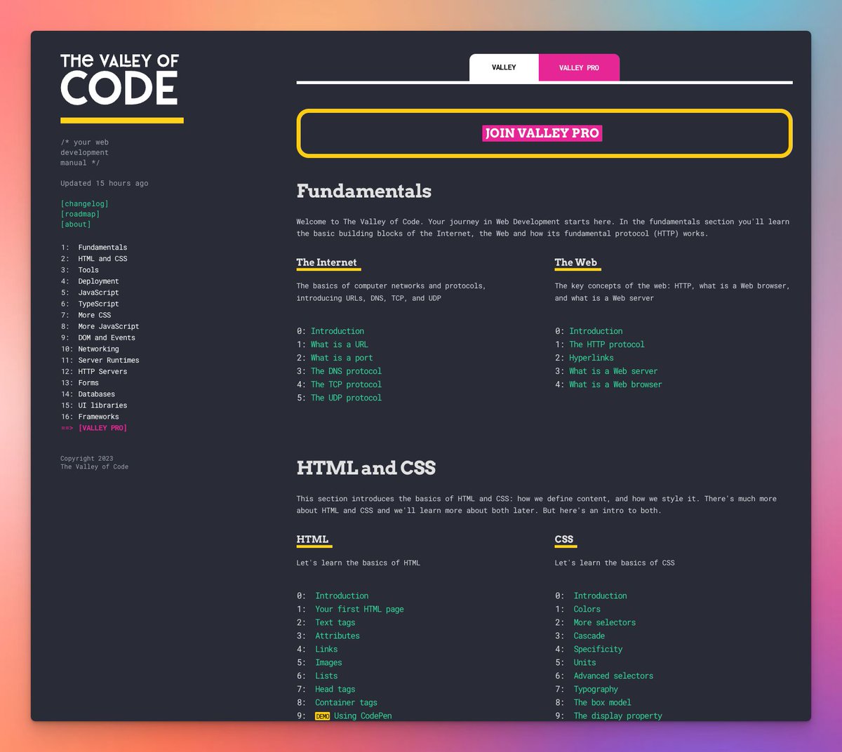 🛠️ The Valley of Code

👉🏻  If you want to learn to code over the holidays, this is a great site to get started.

thevalleyofcode.com