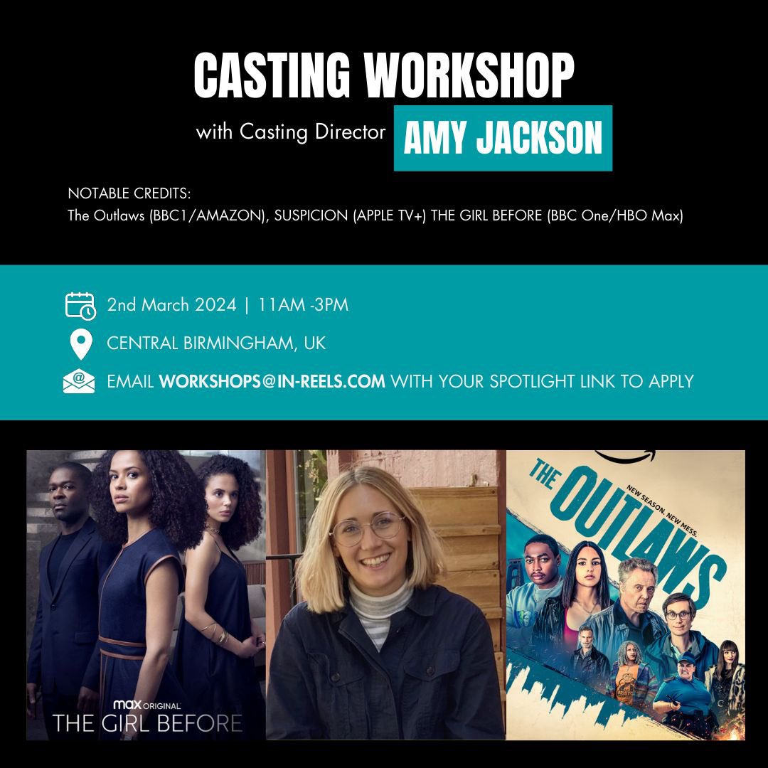 IN_REELS__'s tweet photo. We are excited to announce two new casting director workshops coming soon in 2024!! 💥🎬

Check out our website https://t.co/obFpyUAzKL  for more details and all the booking info. Places will be limited so please get in touch to secure your place.

#cdg #actingworkshops #casting https://t.co/kx0XrTQlPK