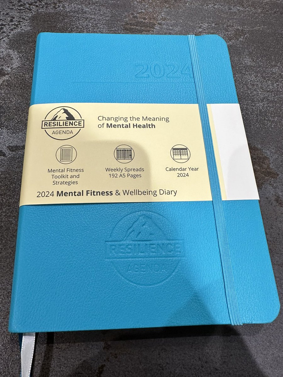 New diary for 2024
#mentalfitness 
#wellbeing
#resiliance