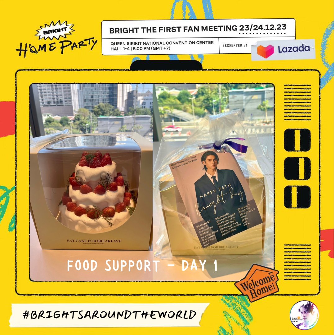 BrightInterfan's tweet photo. Food Support - Day 1
🎂 Neapolitan cake (a 3-layer cake: Vanilla and mixed berry / Chocolate / Earl Grey, with fresh strawberries🍓 on top)
Thanks to the donors of this project:
KaiK, TLP, ND, kwan, @NMI821, @shiningthailand , Sheila, CNW , gelion, mimi, 마이_B, @amg_brightwin2721 , @oishinakata , @Jsawitbefore , mooKP, @SpringA888, Kathy12171, sunshine.dhiya27, umbreen.mahar , kazukipika0101 , bbright_germany , @bbrightast123
#BRIGHTsHomeParty
#BRIGHTENupTheWorld2023
#BrightsAroundTheWorld
#bbrightvc @bbrightvc
