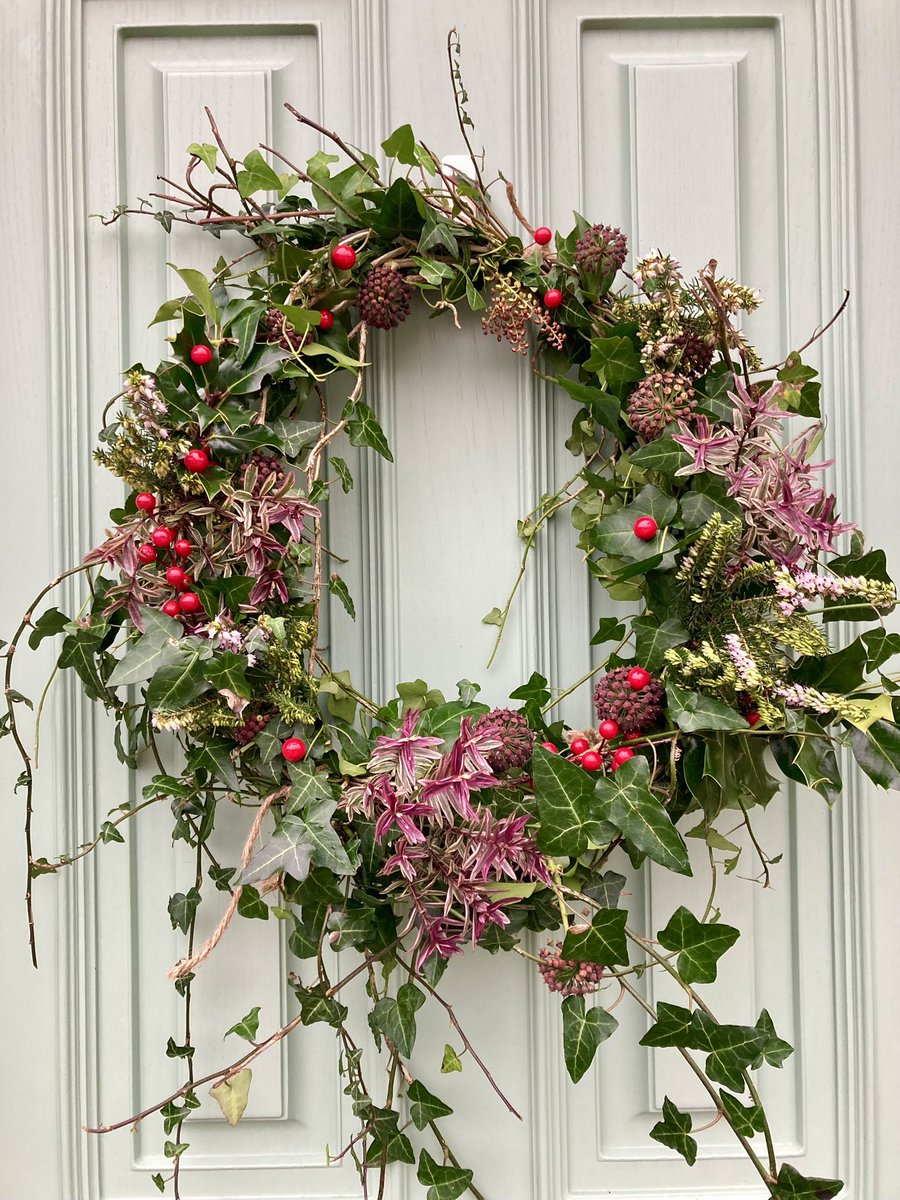 FortCottage's tweet image. It’s beautiful! Here’s mine. Everything from my garden! It’s a little wild &amp;amp; tatty!