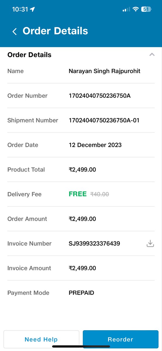 nskanodia's tweet photo. @JioMart_Support  I bought Jio WiFi Mesh and this one not working.  Complain several times but no use they just closed and still not resolve. 
Please help me. https://t.co/KsukiqJdhO