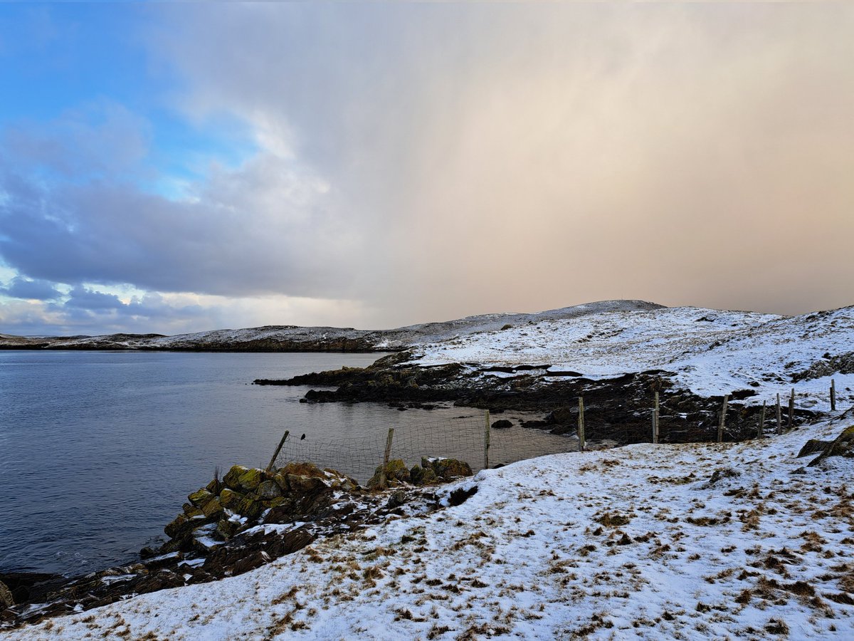 Shetland certainly has drama when it comes to Skyscapes... 🤍 #shetland #shetlandisles #visitshetland #promoteshetland #skyscape #wintertime #winter2023