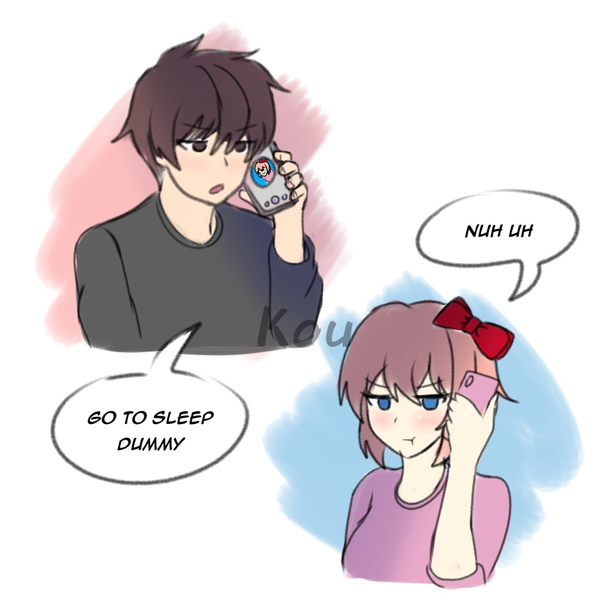 kkflick's tweet photo. nuh #DDLC https://t.co/dc34Vzc3vj
