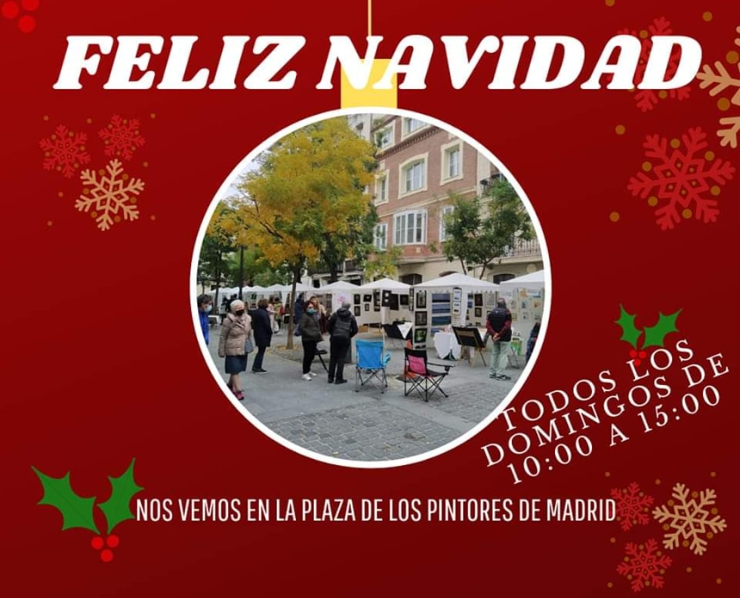 La plaza de los pintores de Madrid tweet media