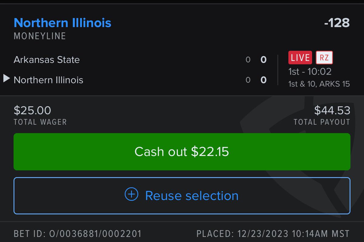 Live Bet - College FB <a href="/FDSportsbook/">FanDuel Sportsbook</a> #gamblingtwitter