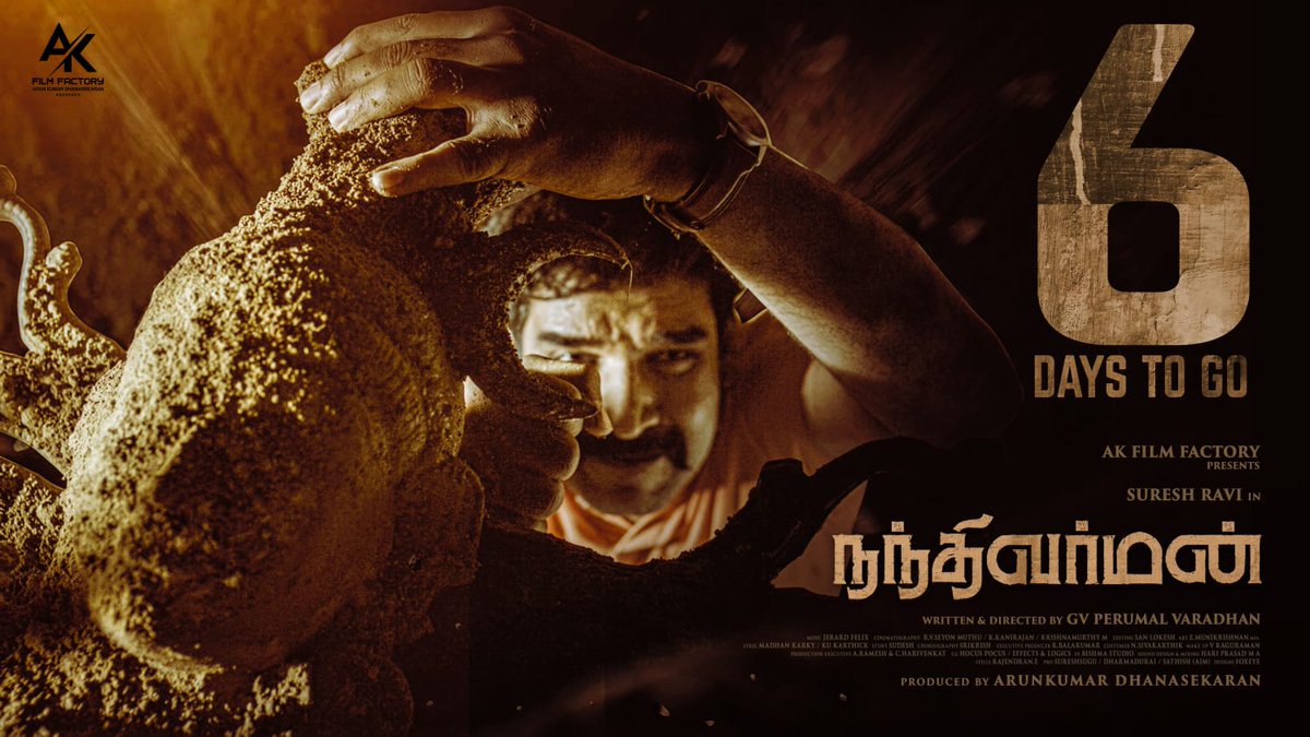 TAMIL CINE TALK (@unmaithamilan) on Twitter photo Uncover the mysteries of the Pallavas in #Nandhivarman - Only 6 days until the thrilling saga unfolds in theaters on December 29th! <a href="/SureshRavi08/">Suresh Ravi</a> <a href="/DirectorPerumal/">GV பெருமாள் வரதன்</a> <a href="/AKfilmfactory/">Arun Kumar</a> #Ashavenkatesh <a href="/jerard_felix/">Jerard Felix</a> #Bosevenkat #Munikrishnan #Nizhalgalravi @sanlokesh <a href="/SinthanL/">Sinthan L</a> Uncover the mysteries of the Pallavas in #Nandhivarman - Only 6 days until the thrilling saga unfolds in theaters on December 29th! <a href="/SureshRavi08/">Suresh Ravi</a> <a href="/DirectorPerumal/">GV பெருமாள் வரதன்</a> <a href="/AKfilmfactory/">Arun Kumar</a> #Ashavenkatesh <a href="/jerard_felix/">Jerard Felix</a> #Bosevenkat #Munikrishnan #Nizhalgalravi @sanlokesh <a href="/SinthanL/">Sinthan L</a>