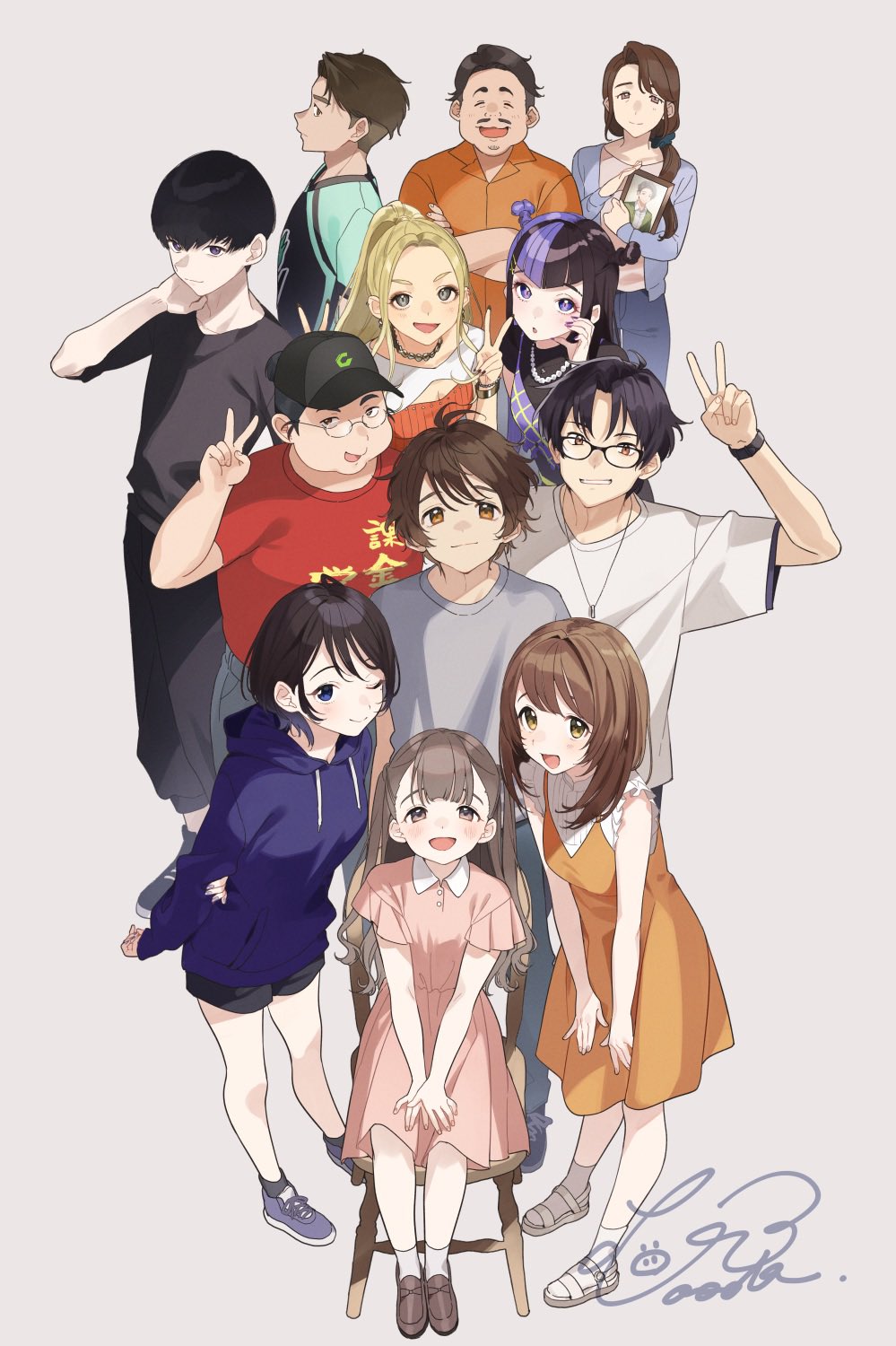 僕らの雨いろプロトコル直筆サイン入りポスター