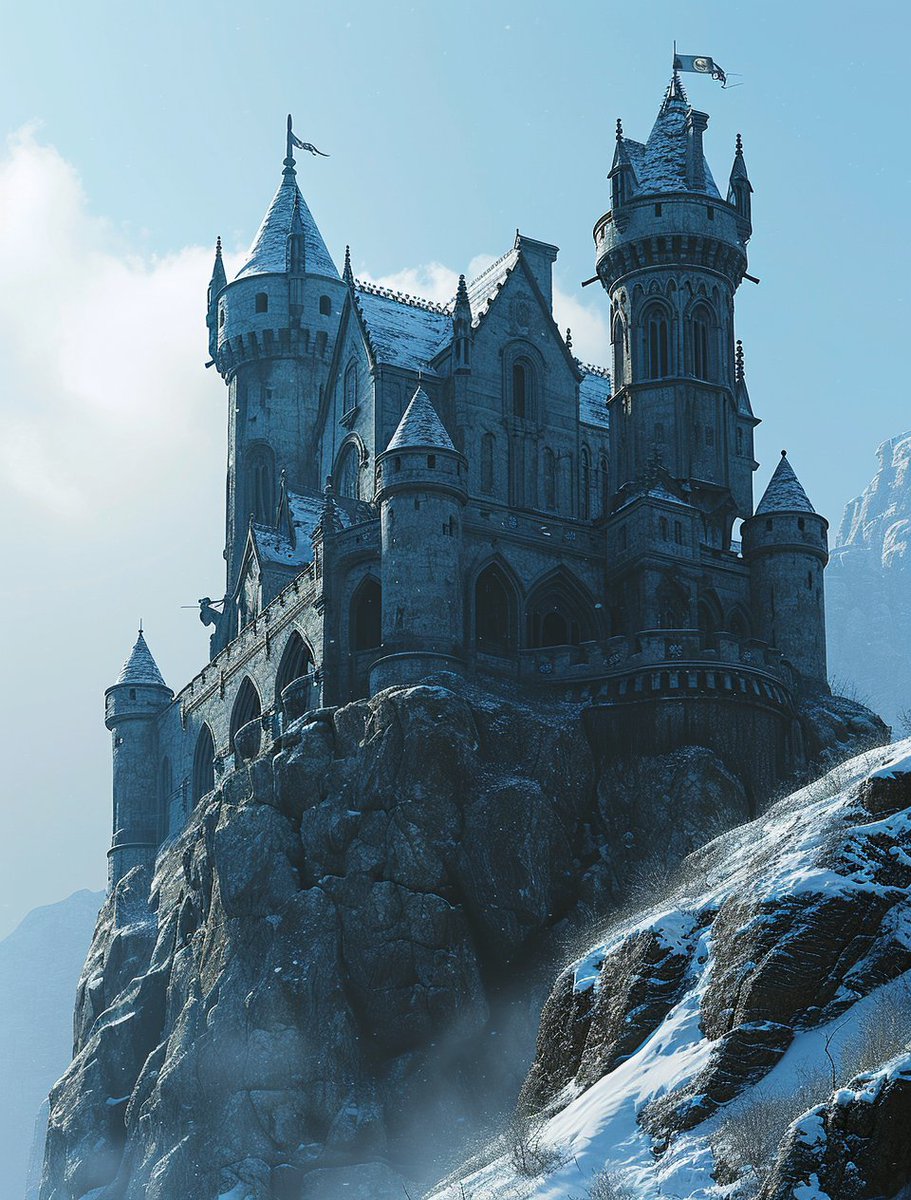 Anc_Aesthetics's tweet photo. Winter Castle https://t.co/jqiwA6tcRb