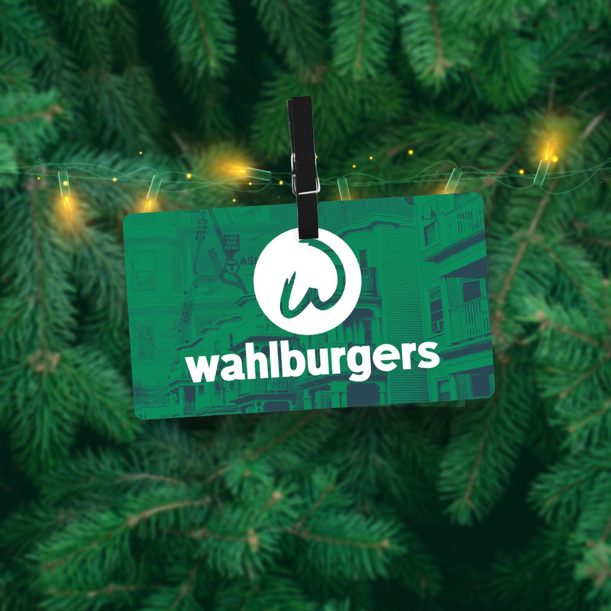 Wahlburgers's tweet photo. Nothing spreads holiday cheer like a treat from Wahlburgers under the tree🎄 https://t.co/9NqOZBkLUa