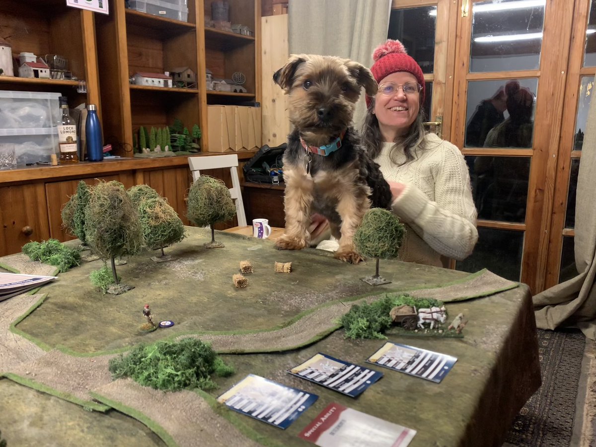 A bit of pre Christmas gaming with <a href="/robint01/">Trevor Robinson</a> who braved travelling North for a learning game of Border Reivers under a Reiver Moon from <a href="/flagsofwar/">Flags of War</a>