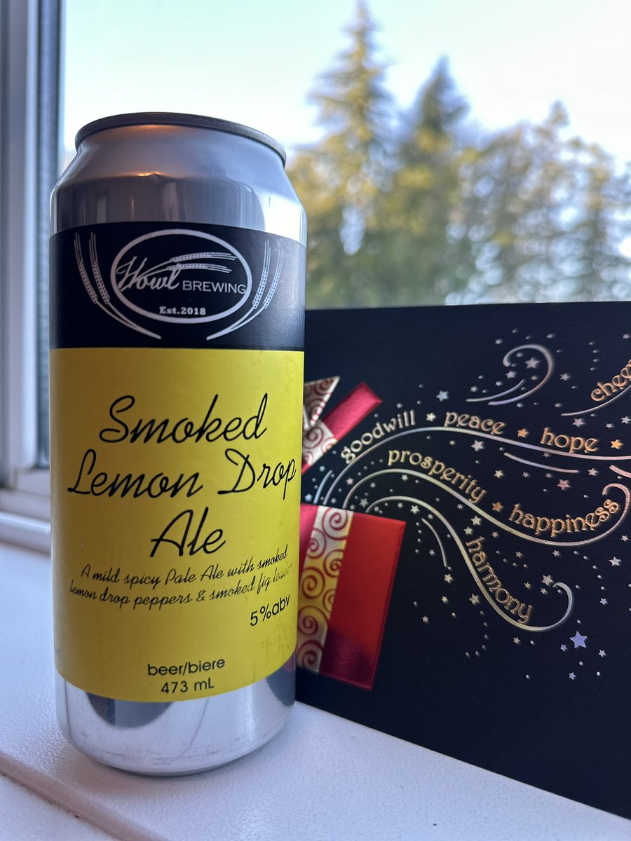 Again, still behind but the beers keep surprising me. This looks really exciting to try from @howlbrewing in #northsaanich. Nice to see them offering cans now. @pastiscam @IAmCarlJensen @tforshner @TrevaNewton15 @DallasGislason @craftbrewjester