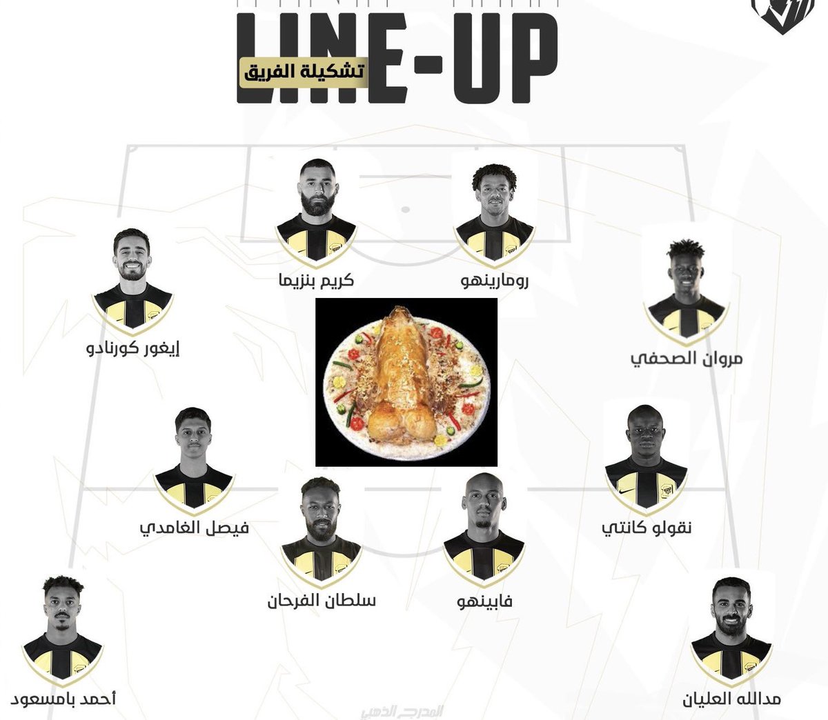 1_lliiii's tweet photo. حياكم على قل الكلاف… اوووه تشكيلة الإتحاد https://t.co/GXvrOk9kfy