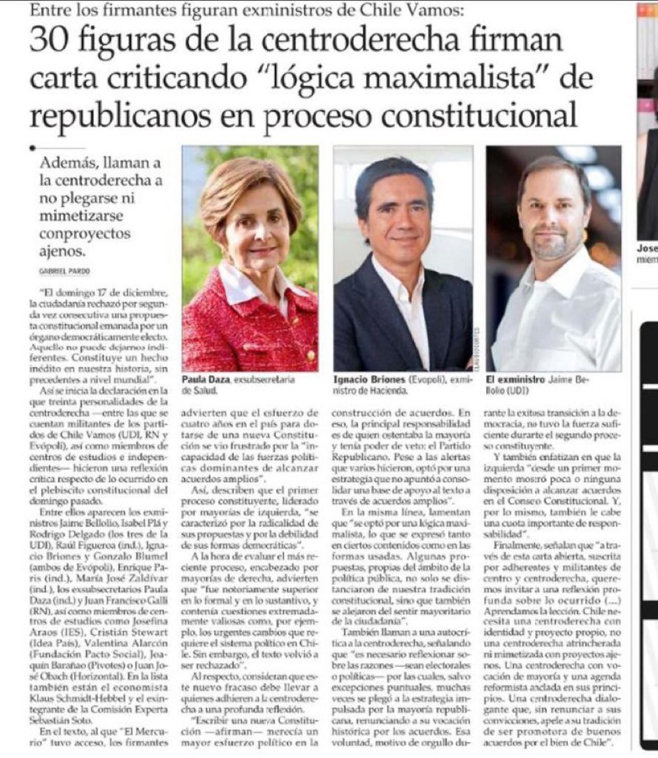carreragonzalo's tweet photo. Era evidente que el piñerismo iba a culpar a Republicanos. Ahora NO sabemos si Republicanos es un partido pro socialdemócrata o neoliberal. Se farrearon a muchos partidarios por traicionar sus principios. https://t.co/nKdDcsL2vf