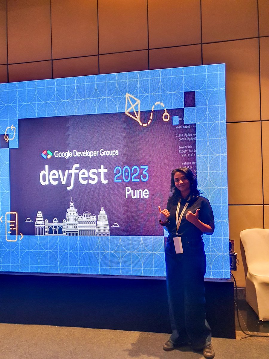 swarali_03's tweet photo. Unforgettable dayโจ
The MESCOE Crew at Devfest Pune ๐
@gdscmescoe
@GDGPune
#DevFest2023 #DevfestPune23 #gdg https://t.co/36YYsm5wUj