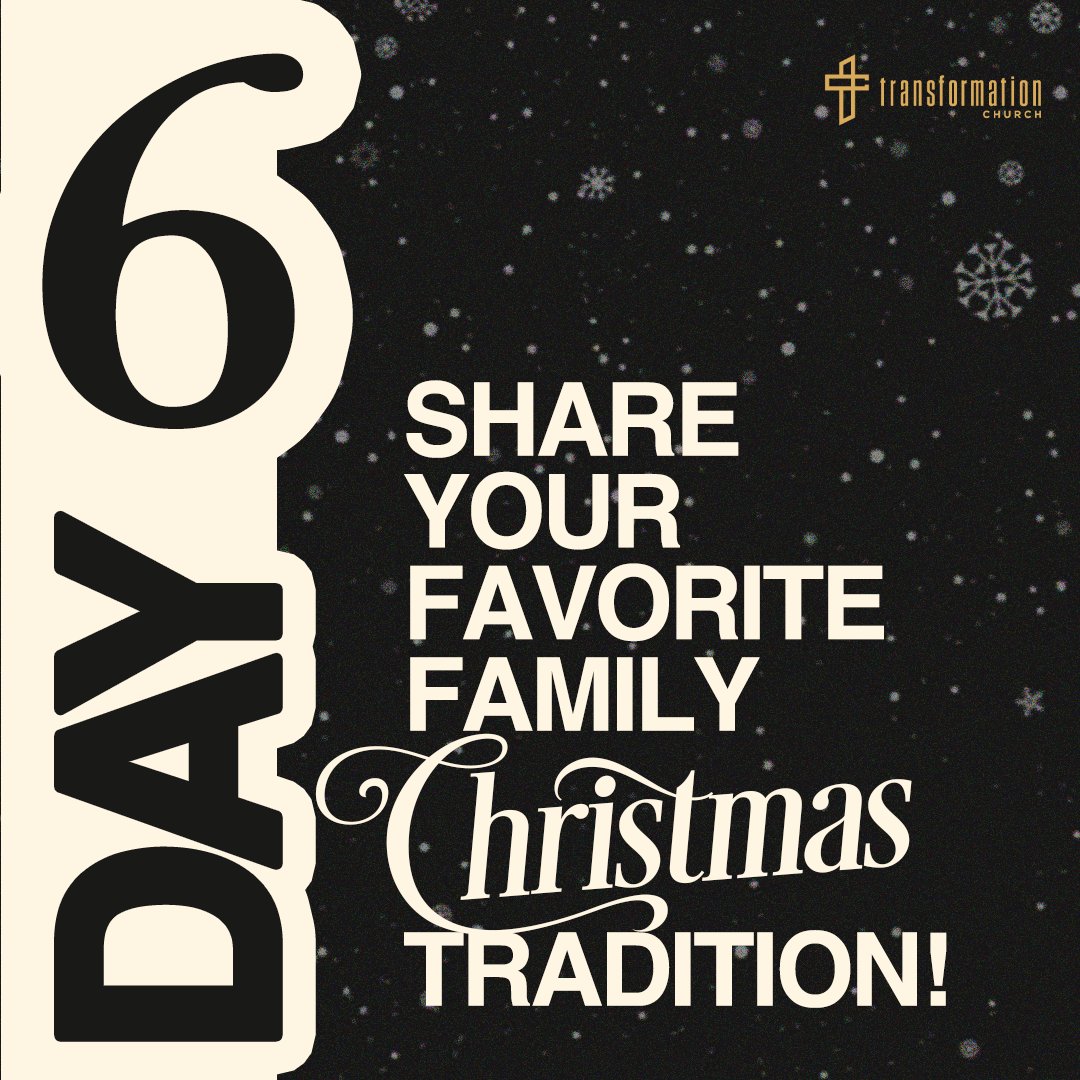 It’s day 6 of TC’S 7 Days of Christmas challenge and Today’s challenge is: Share your favorite family Christmas tradition👨‍👩‍👧‍👦🎄☃️