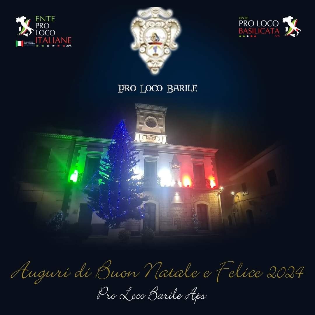 roccofranciosa's tweet image. Auguri di Buon #Natale 
e Felice 2024 ❤️
#ProLocoBarile #Barile
#proloco #basilicata
#prolocobasilicata 
#vulture #lucania 
#prolocoditalia #prolocodellalucania 
#prolocodibasilicata #prolocodellabasilicata