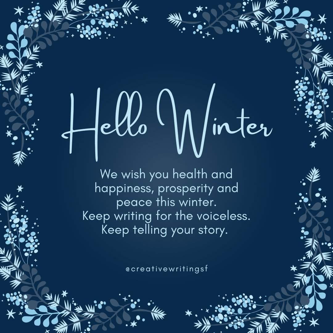 Happy Belated Winter Solstice everyone!
Hang in there writers!
#wintersolstice #writing #keepgoing