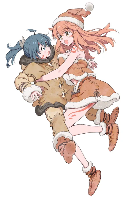 クリスマス絵です～ 早く新しい漫画をお見せできるように頑張ります!