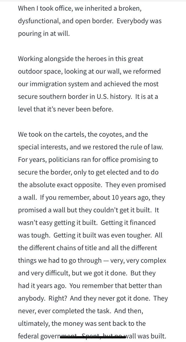 Yo_se_tu's tweet photo. @DavidGiglioCA @unusual_whales I worked @ the S. border I never saw most of what he said was happening, so they were very sneaky. Trump fixed the border! Or, he lied. But it can’t be both. https://t.co/mJXfB2ghkC