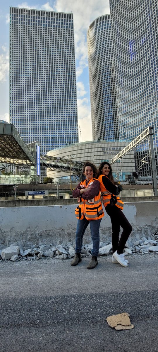 UnitedHatzalah's tweet photo. Two of our stalwart responders, Noa and Adi, posed for a pre-shabbat photo in Tel Aviv after responding to various medical emergencies on Friday.
#EMS
#AlwaysInService https://t.co/RmvPZiAWRM