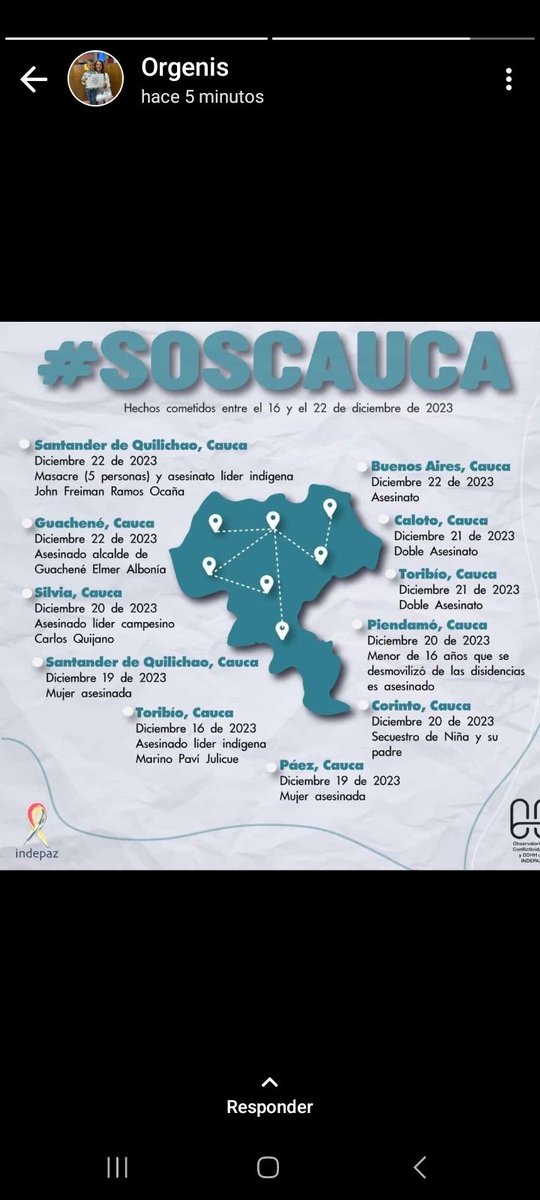 danielitamunoz's tweet photo. #SOSCAUCA @infopresidencia y ni así se reporta el presidente @DeLaCalleHum https://t.co/zgtzsPV1yQ