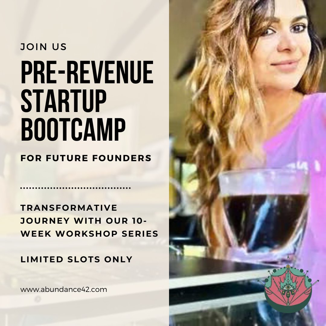 Begin your startup adventure with our dedicated 10-week bootcamp. 🌟

Visit our website to secure your spot today:
abundance42.com/service-page/p…

#StartupGrowth #FutureFounders #BusinessInnovation #TechEntrepreneurs #YourTimeIsNow