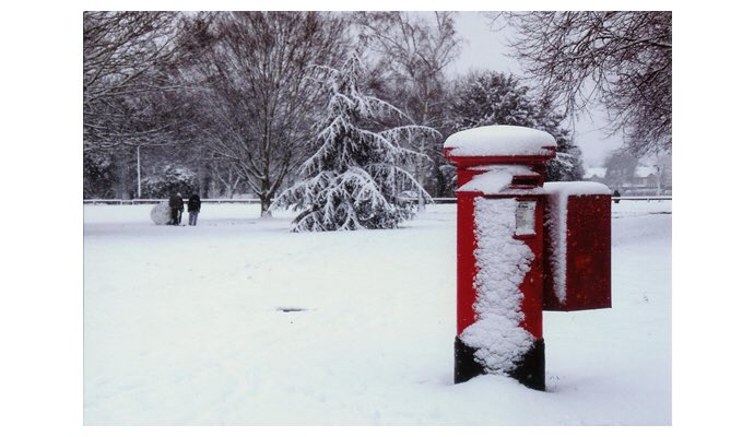 A ☃️📮#PostBox #PostboxSaturday #MerryChristmas 🎄📯