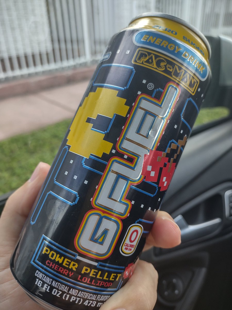 Hsinack's tweet photo. #PacMac #EnergyDrink by #GFuel loooove it!
#GoodMorning #MiamiBeach #LimitedEdition https://t.co/sTSaBnysLj