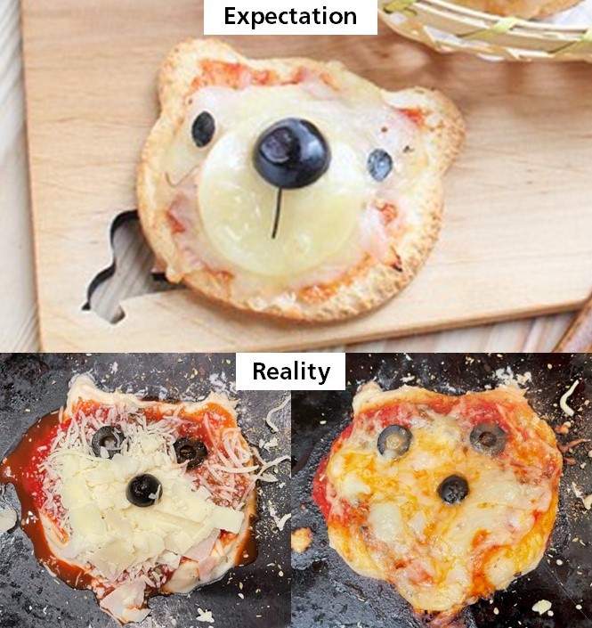 LkRooseveltNPS's tweet photo. They said, “trust the process”… 😅
If you squint REALLY hard, you can tell this pizza is bear-shaped. 😉 This was definitely a #BakeFail, but it tasted delicious!
Maybe other rangers will have better results for the #GreatNPSBakingChallenge!
Courtesy of Bento Monsters/NPS https://t.co/QD5Sj43T4C