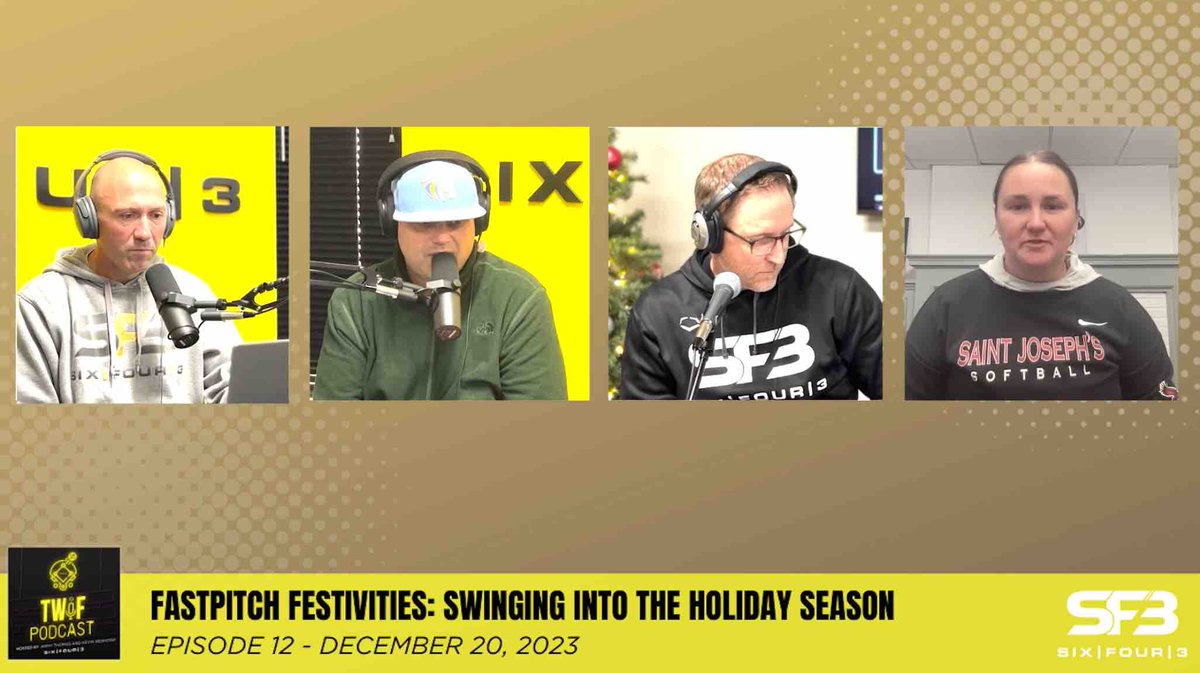 🎄✨ Get ready for a festive treat! 🎙 Episode 12, the Xmas podcast, is here with special guest St Joe coach <a href="/Coach_McCool/">Gina McCool</a>, with cameos from <a href="/lilliewools/">Lillie Wools</a>, <a href="/charlottem2024/">Charlotte Moore</a>, and Maddie Dodge. Tune in for holiday joy! 

Apple: sixfour3.com/twif-pod
YouTube: sixfour3.com/twif-vid