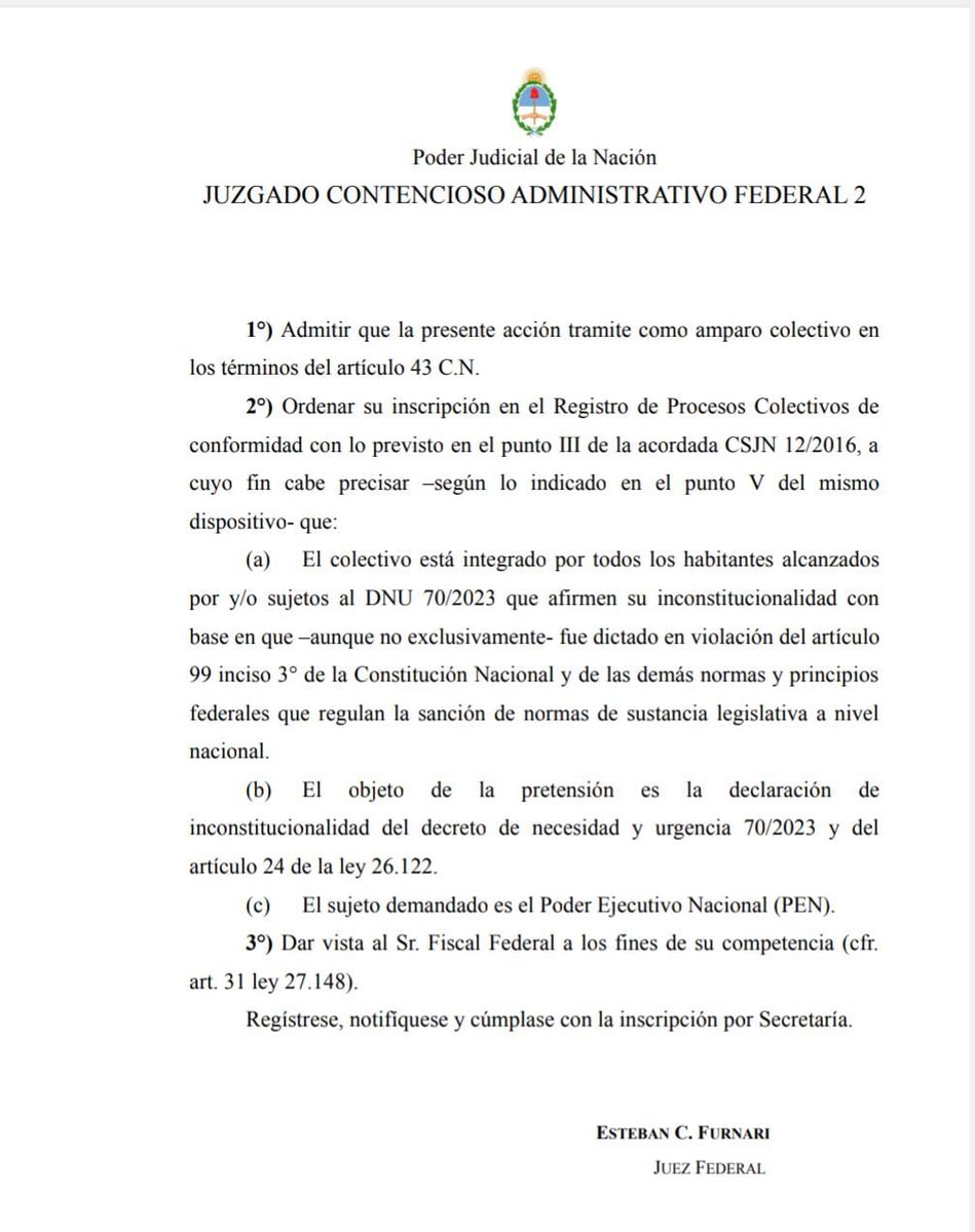 Nuestro amparo fue admitido por el juez. ¡Vamos! @jonatanbaldivie @observatorioODC @UP_CABA @ElMovCiudad @InstitutoIpypp