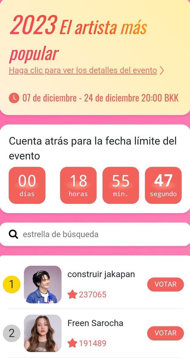 JENIFER1515's tweet photo. 🚨Muy Importante 🚨
Voten por Freen Sarocha
¡Voten que estamos Perdiendo!
Si usan mi Link me dan votos gratis
#Awetops #FreenSarocha - 2023 The Most Popular Artist
#srchafreen
#Girlfreen
Link: https://t.co/0CBikkmMop https://t.co/X1tMBcQGW6