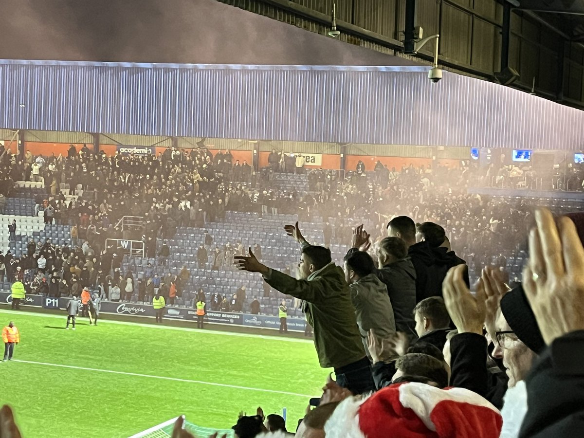 Smudge7's tweet photo. Another win on the road! Great support today #SaintsFC https://t.co/viicNnWZvf