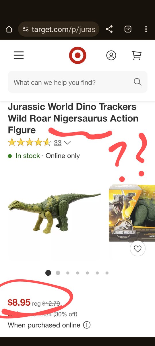 micah8056's tweet photo. for real #target?? wasn't any other dinosaurs to make into $9 toys? any reason to say it lol #corpamerica @WORLDSTAR  #BlackTwitter @desusnice @THEKIDMERO @cthagod https://t.co/UoN3O0Kxe4