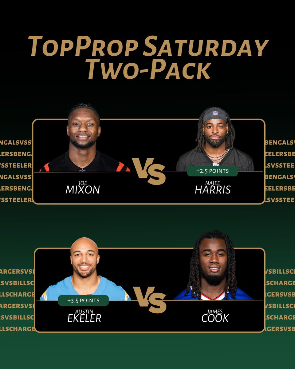 TopPropFantasy's tweet image. Start the holidays by establishing the run