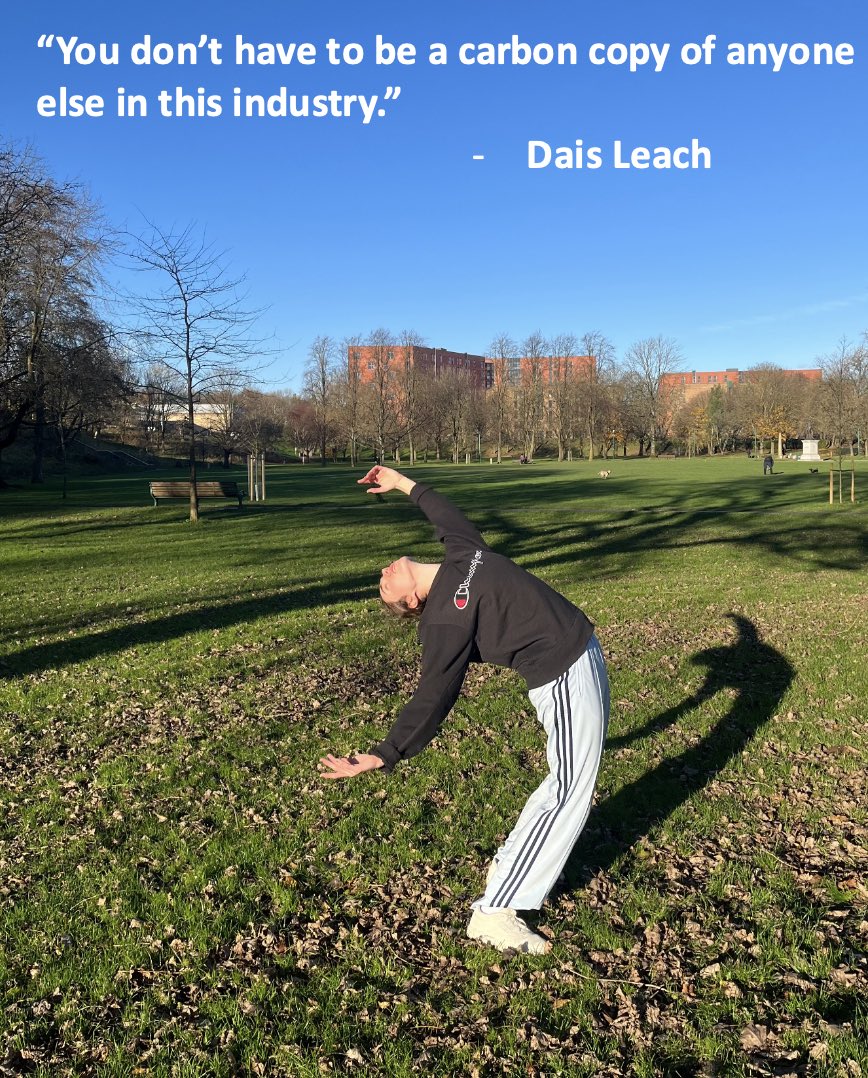 Dais Leach has recently graduated in MA Choreography 👩🏻‍🎓💃. Now finding their place in the industry they acknowledge this is a chance to learn and grow with each opportunity 🌳. For the full interview click here youtu.be/d3EDRZOBSWc?si… #freelancedancer #choreographer