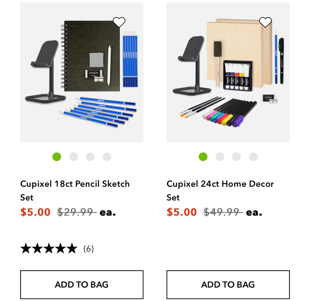 LordOfSavings's tweet photo. 🖍️ Up To 90% Off Cupixel Sets via Joann’s

⬇️ 90% Price Drop

🚗 Select Free In-Store Pickup. May Also Include A 20% Off Order Pick-Up Coupon!

🔗 - https://t.co/aIPmsfYmCi

#LRGiftmas | #LRDeal | #AD https://t.co/CuacNN8PYa
