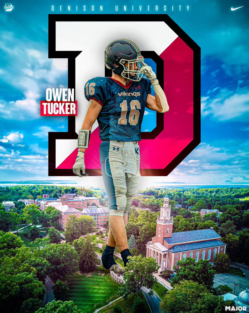 Denison ‘28 🔴⚪️ Super exited and proud to announce my commitment to Denison University❗️Couldn’t have done it without my teammates, coaches, and family‼️ Also huge thanks @Moses_Adam_86 and @coachhatem❗️ @DUFootball #rolldenny