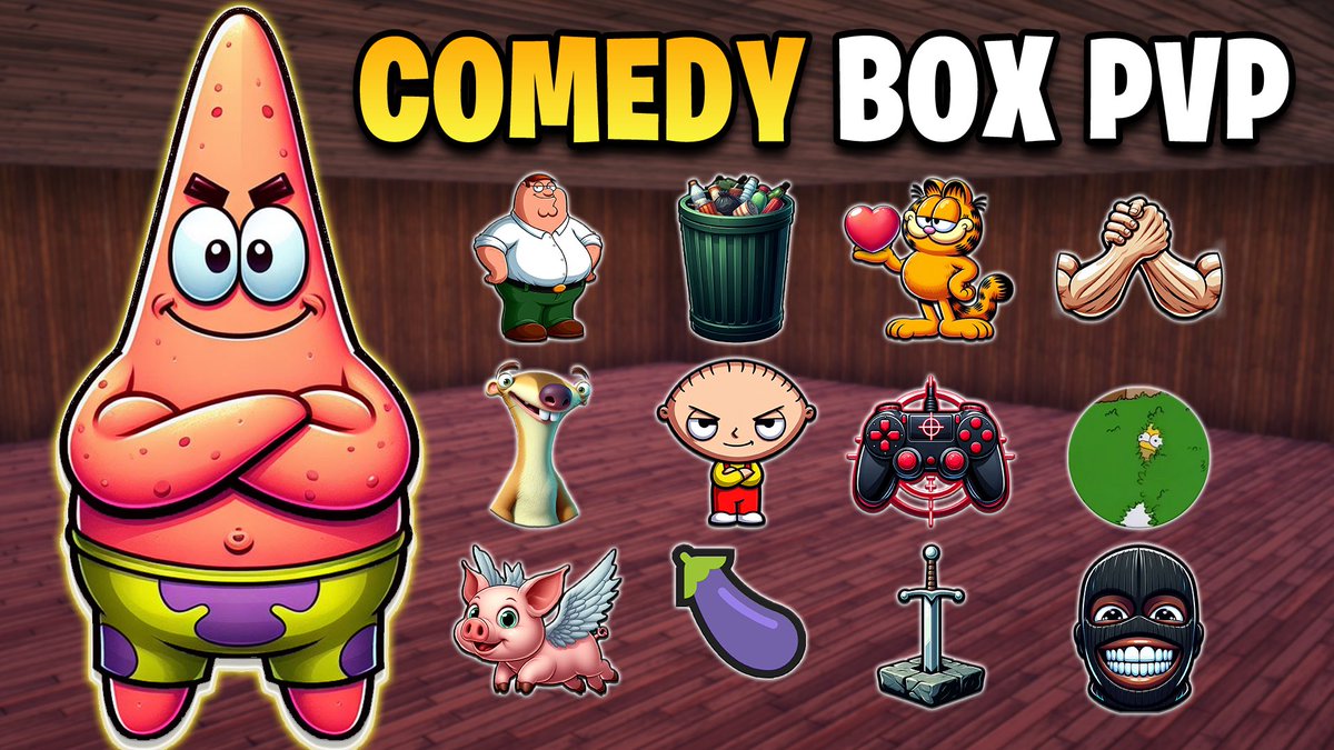 NEW Comedy Box PVP 📦🤣 Map code: 8953-2266-3975 Give a try! ❤️