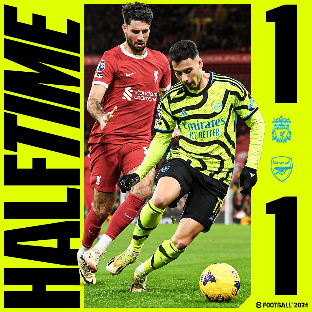 All square at the break - Huge half coming up 💪